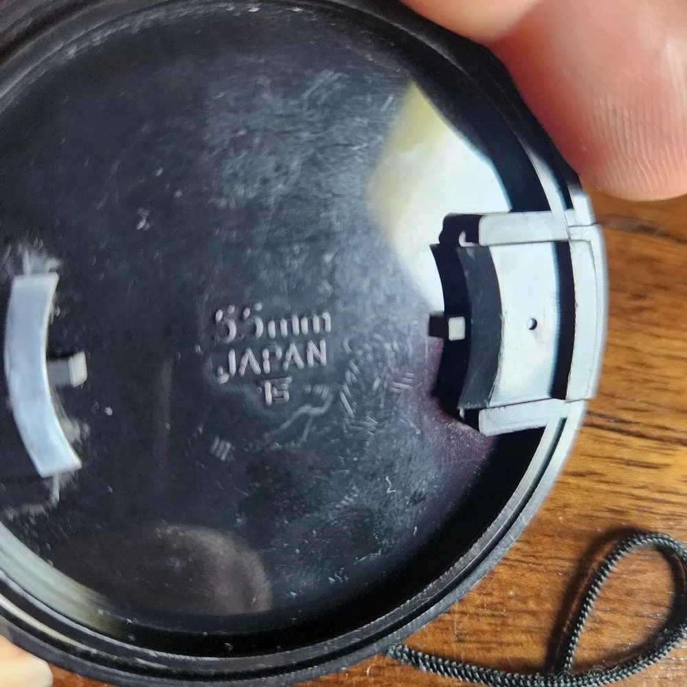 TOYO OPTICS 55mm Lens Cap Rare Vintage Light Scratches Good Condition